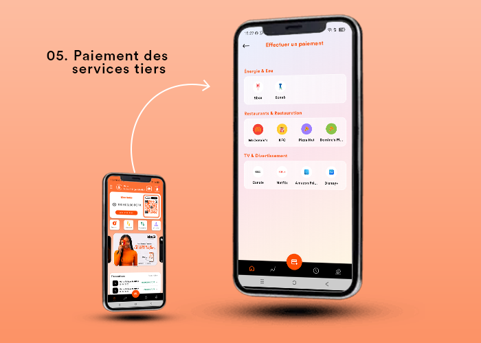 Paiement de factures et services tiers avec isbaQ