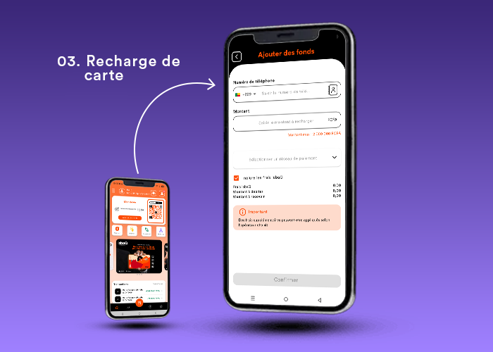 Recharger sa carte isbaQ via Mobile Money